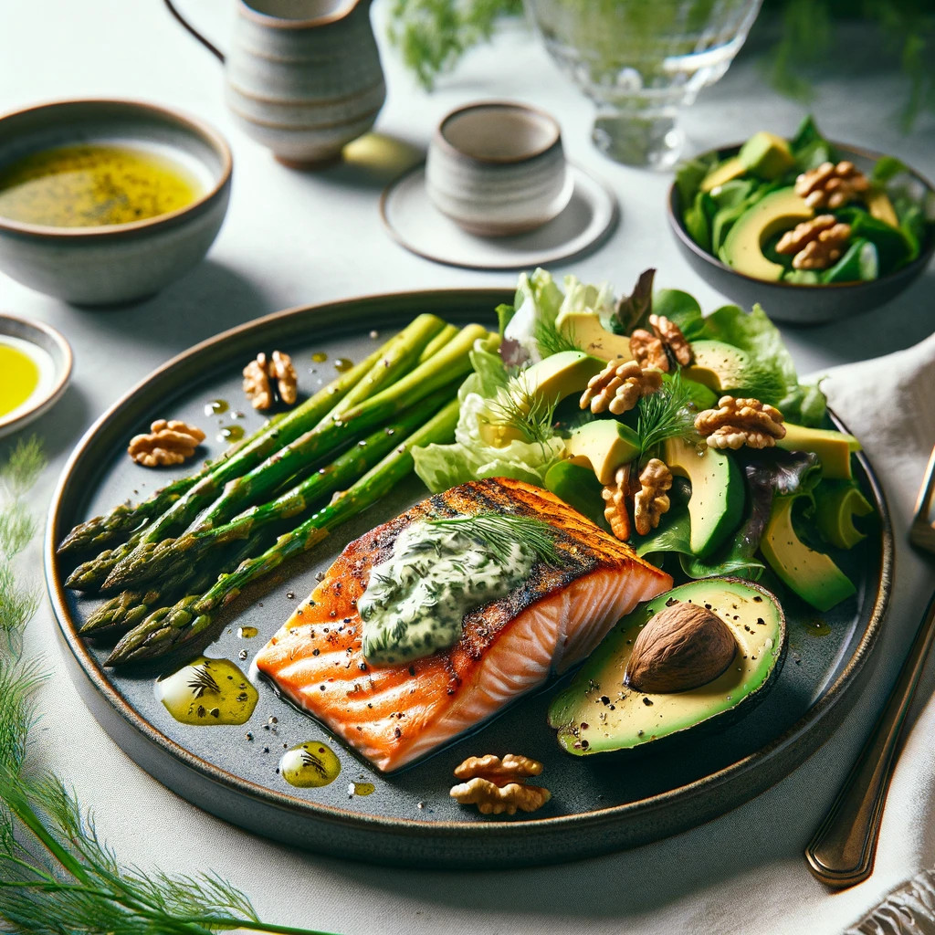 ketogenic-meal-on-a-plate